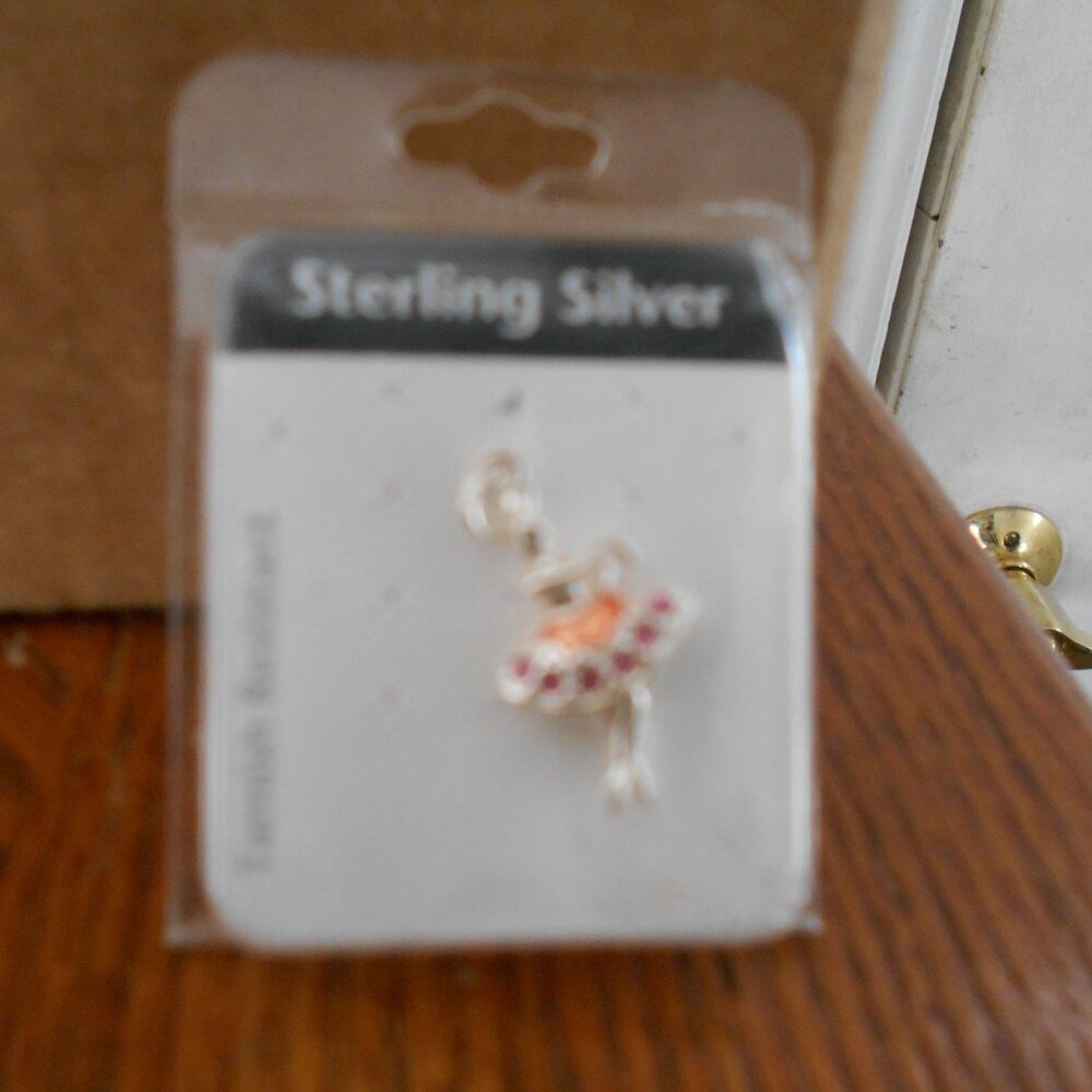 Sterling Silver Ballerina Charm- New in package